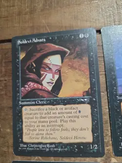 Magic The Gathering Lot Alliances Black LP X10 Cards - Image 2