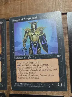Magic The Gathering Lot Alliances Black LP X10 Cards - Image 3