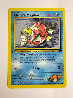 Misty’s Magikarp 88/132, Gym Challenge 1st Ed Non-Holo Pokemon Card WOTC NM - Image 1