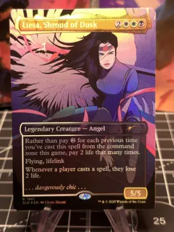 Liesa, Shroud of Dusk (Rainbow Foil) Secret Lair Drop NM - Image 1