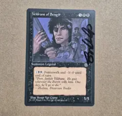 Unplayed Signed Veldrane of Sengir NM Homelands Magic MTG Susan Van Camp Edh - Image 1