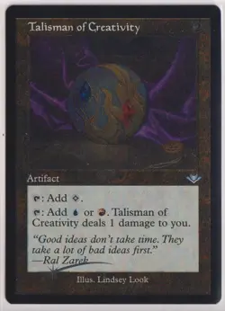 MTG Talisman of Creativity (Retro Frame) (Foil Etched) Modern Horizons Foil - Image 1
