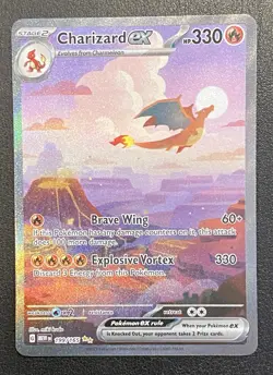 Pokemon TCG Charizard ex Scarlet & Violet-151 199/165 Holo Special Illustration - Image 1