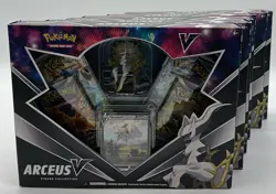 Lot of (6) Pokemon Arceus V Figure Collection Boxes Sealed - Image 1