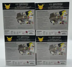 Lot of (4) Pokemon Celebrations Pokemon Center Elite Trainer Box Exclusive - Image 3