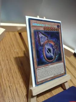 Yu-Gi-Oh Card Schwarzschild Infinity Dragon MZTM-EN013 Secret Rare 1st Edition. - Image 2