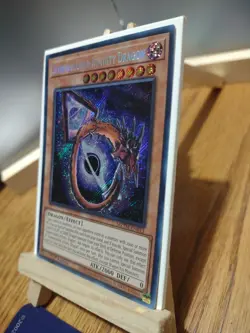 Yu-Gi-Oh Card Schwarzschild Infinity Dragon MZTM-EN013 Secret Rare 1st Edition. - Image 3