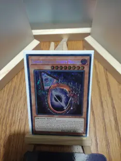 Yu-Gi-Oh Card Schwarzschild Infinity Dragon MZTM-EN013 Secret Rare 1st Edition. - Image 4