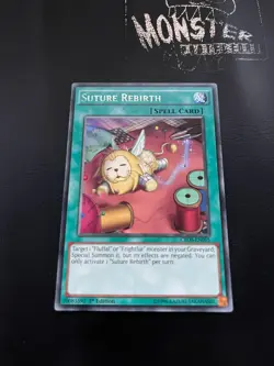 YUGIOH SUTURE REBIRTH RARE CROS-EN055 1ST EDITION - Image 1