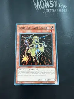 YUGIOH FORTUNE LADY LIGHT SUPER RARE OP11-EN004 - Image 1