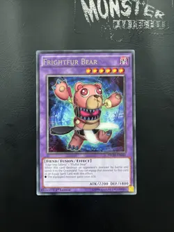 YUGIOH FRIGHTFUR BEAR RARE NECH-EN046 1ST EDITION - Image 1