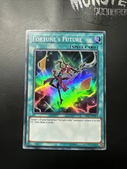 YUGIOH FORTUNES FUTURE SUPER RARE OP11-EN011 - Image 1