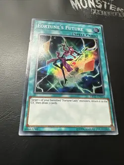 YUGIOH FORTUNES FUTURE SUPER RARE OP11-EN011 - Image 2