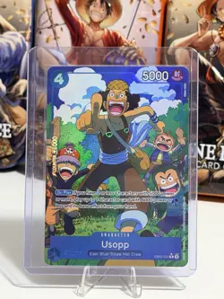 One Piece TCG Usopp (EB02-022) Rare Alternate Art, English/Near Mint - Image 1