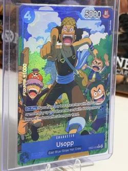 One Piece TCG Usopp (EB02-022) Rare Alternate Art, English/Near Mint - Image 2