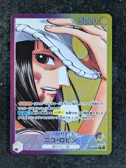 2024 One Piece NICO ROBIN #OP09-062 Emperors in the New World Alt Art Leader JPN - Image 1