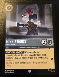 Minnie Mouse - Ghost Hunter 181/204 Common Whispers In The Well Disney Lorcana - Image 1