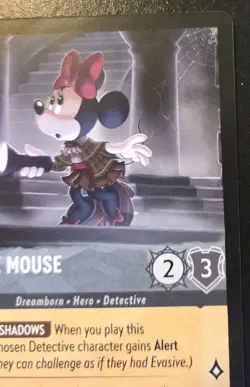 Minnie Mouse - Ghost Hunter 181/204 Common Whispers In The Well Disney Lorcana - Image 3