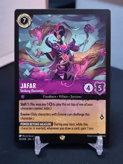 JAFAR - Striking Illusionist Legendary #42/204 EN 3 INTO INKLANDS Disney Lorcana - Image 1