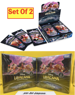 Disney Lorcana JP Booster Pack – Rise of The Floodborn Set Of 2 shrink-wrapped - Image 2