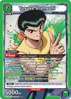 Yusuke Urameshi Foil - UE13BT/YYH-1-038 NM - Union Arena - Image 1