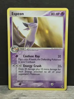 Espeon 16/100 Rare EX Battle Stadium Pokemon Card - Image 1