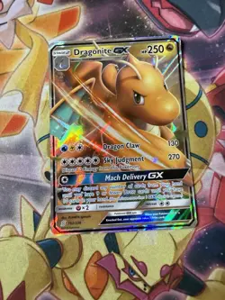 Dragonite GX 152/236 SM - Unified Minds - Pokemon Card - NM/LP - Image 1