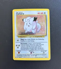 Pokemon TCG Clefairy Holo Card Base Set, Rare, 5/102 - Image 4