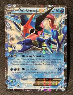 Pokemon TCG Ash-Greninja EX Promo Card XY133 - Image 1