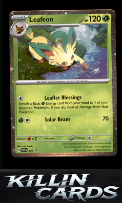 Leafeon - 170 (Cosmos Holo) 170 Pokemon Promo SV: Scarlet & Violet Promo Cards C - Image 1