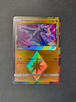 Pokemon TCG Latios 108/168 Rare Celestial Storm Sun & Moon Holo Foil Card - Image 1
