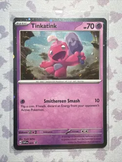 Tinkatink - 025 (Cosmo Holofoil) 025 Sv: Scarlet & Violet Promo Cards Holo - Image 1