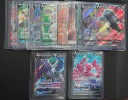 Lot of (12) Pokemon Korean Full Art Cards w/ Shadow Rider Calyrex V Drapion - Image 1