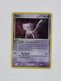 Pokemon Mew Holo Card 2006 4/17 English TCG LP - Image 3
