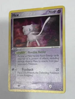 Pokemon Mew Holo Card 2006 4/17 English TCG LP - Image 4