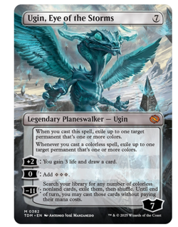 Ugin, Eye of the Storms - Borderless Tarkir: Dragonstorm MTG - Image 2
