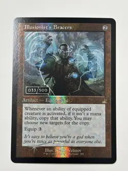 Illusionist's Bracers - MTG - RVR serialized / serial numbered 033/599 - NM - Image 1