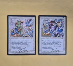 UNPLAYED SIGNED Reinforcements Alliances A B Diana Vick NM MTG Magic VINTAGE EDH - Image 1
