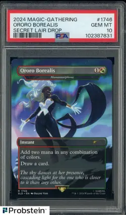 2024 MAGIC THE GATHERING SECRET LAIR DROP #1746 ORORO BOREALIS MARVEL PSA 10 - Image 1