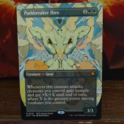 Magic: The Gathering Pathbreaker Ibex Creature Special Guest Alt Art 0091 2025 - Image 1