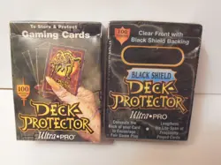 2 Sealed ULTRA PRO DECK PROTECTORS 100 each pk 1996 BLACK SHIELD and 1995 GAMING - Image 1