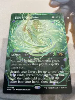 MTG Modern Horizons 3 - Flare Of Cultivation 0338 - Borderless NM - Image 2
