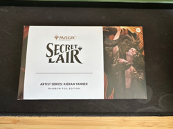 MTG Secret Lair Artist Series: Kieran Yanner RAINBOW FOIL EDITION Sealed In Hand - Image 1