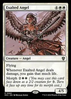 Magic The Gathering MTG EXALTED ANGEL Murders at Karlov Manor NM Near Mint - Image 1