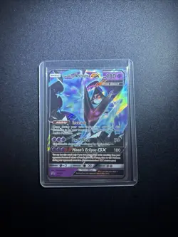 Pokemon TCG Dawn Wings Necrozma GX 63/156 Ultra Prism Holo NM Free Shipping - Image 1