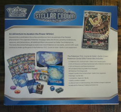 Sealed (Very Small Tear) Stellar Crown Pokemon Center Elite Trainer Box (PC ETB) - Image 4