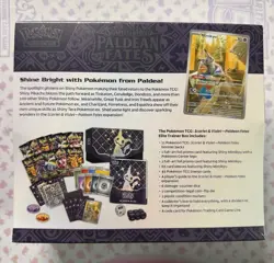 Pokemon Paldean Fates - Pokemon Center Edition ETB Elite Trainer Box Case Fresh - Image 2