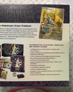 Pokemon Paldean Fates - Pokemon Center Edition ETB Elite Trainer Box Case Fresh - Image 5