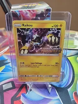 Pokemon TCG Sun & Moon Raikou SM 150 Prerelease Stamped Promo - Image 1