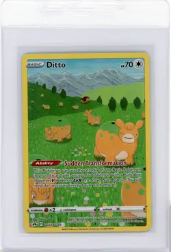 Pokemon TCG DITTO Crown Zenith Galarian Gallery Full Art GG22/GG70 - Image 1